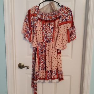 Beautiful knee length floral dress